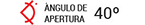 angulo abertura 40