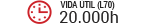 vida util 20000h