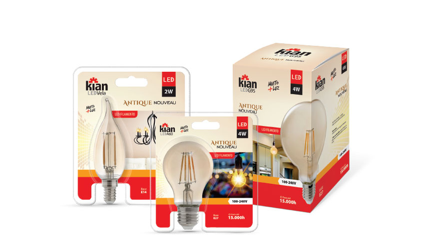 lampada led antique