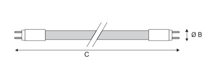 lampada led tube glass 05