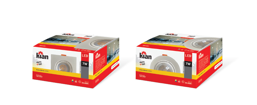 luminaria led downlight fenix 2